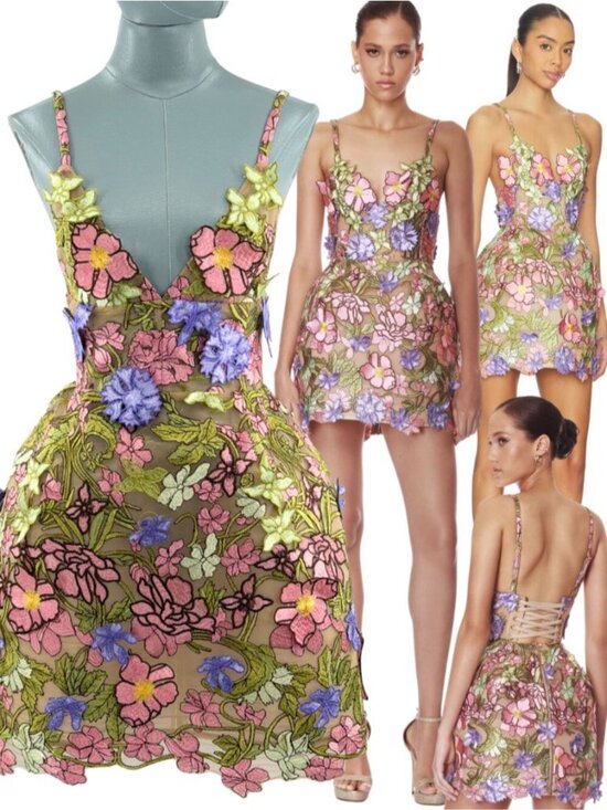 Bronx and Banco Dresses & Skirts - 🆕 BRONX & BANCO 🧿 NWOT Iris Floral Aria Mini Dress, Pink Multi - Sz S US 4